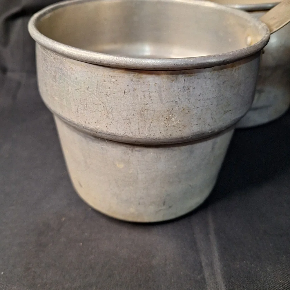 Vintage Wear-Ever Aluminum Double Boiler 3 Piece Set Candy Making‎ Pot USA Made